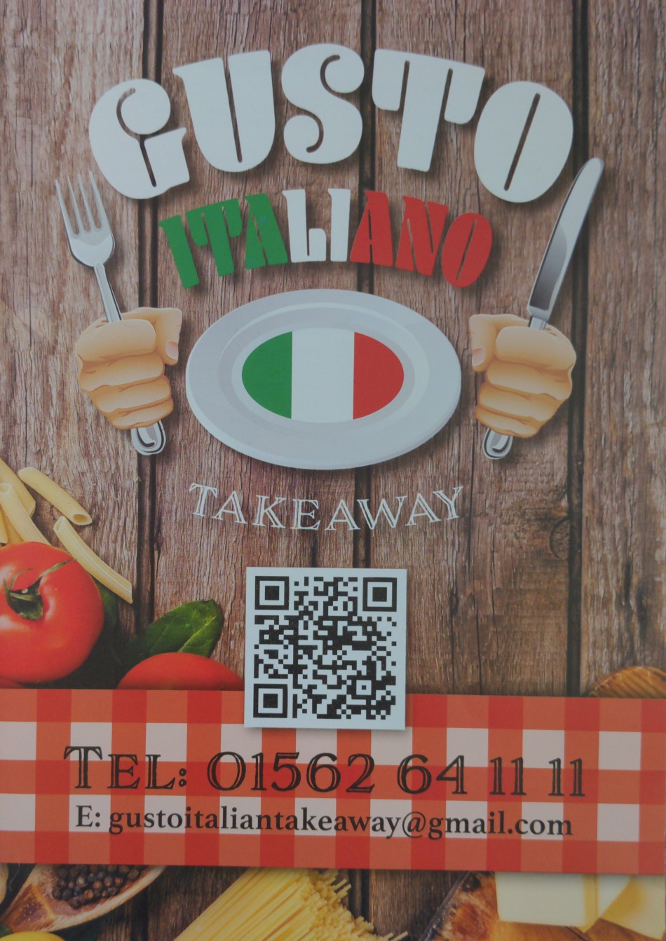Takeaway Restaurant Menu Page - Gusto Italiano Takeaway - Kidderminster