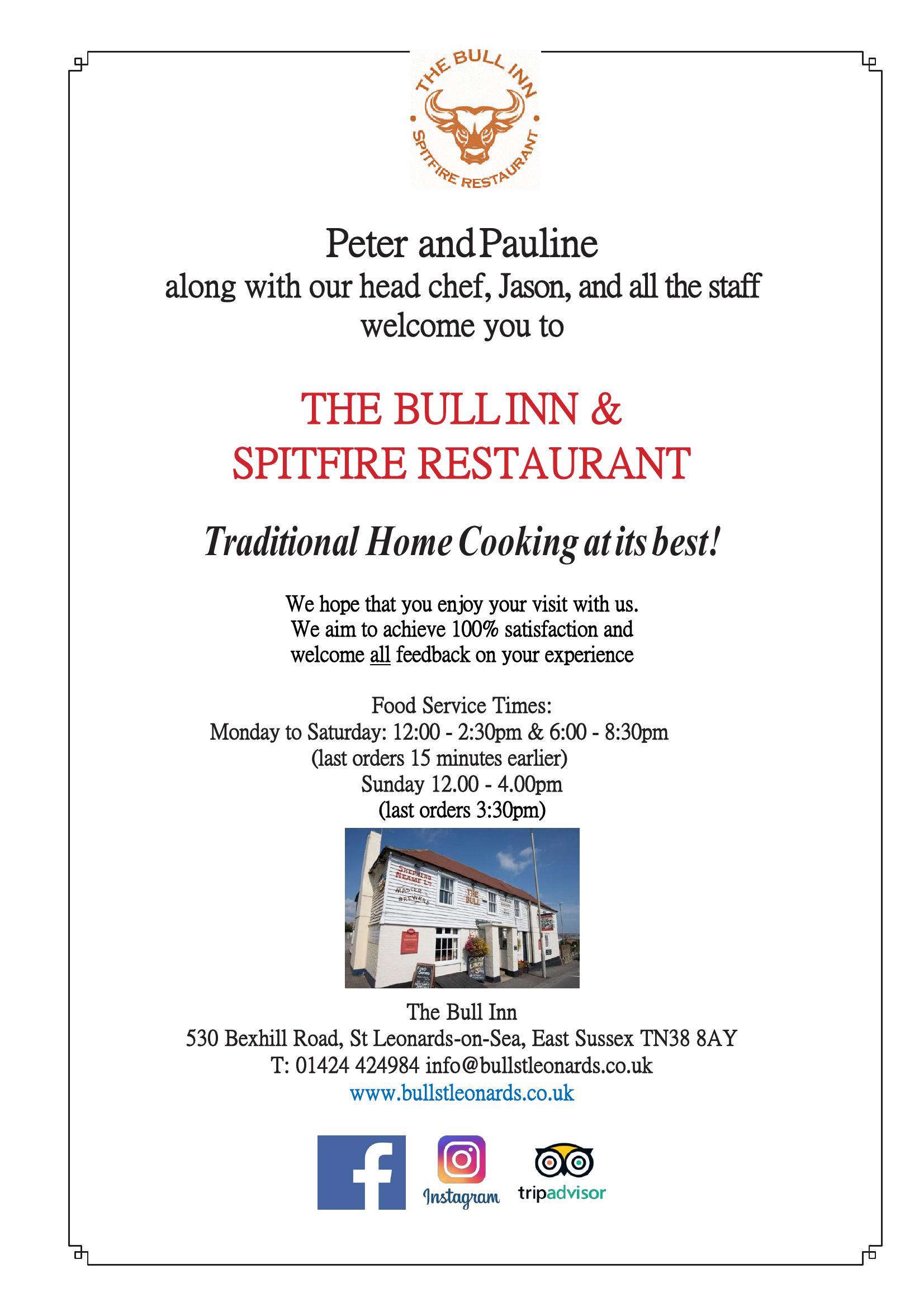 The Bull - main menu