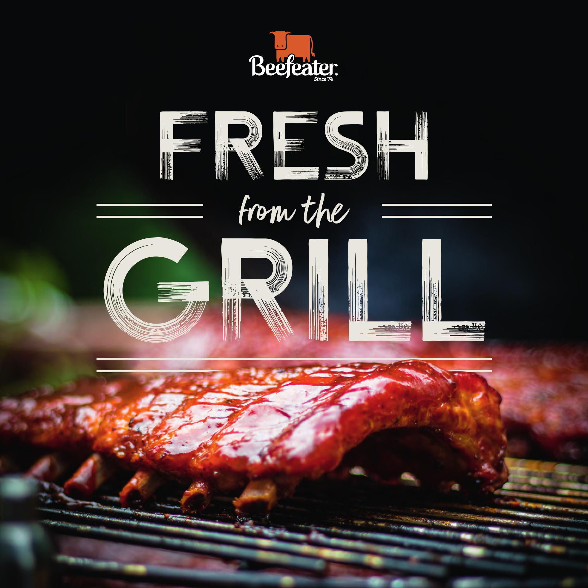 Beefeater – Travellers Rest - main menu
